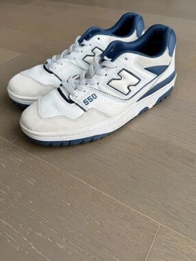 New Balance 550 Retro White Vintage Indigo Blue BB550STG Men’s Size 9 550STG